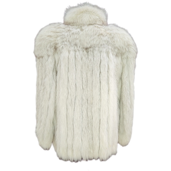 SAGA FOX BLUE FOX FUR BY WILSON,WOMEN'S LARGE - Picture 4 of 16
